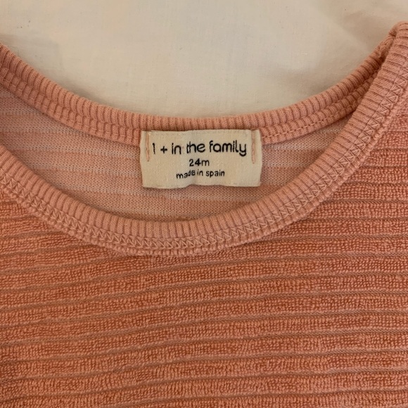 +1 in the Family Pink Terry Cloth Dress, 24 Months - Picture 3 of 5